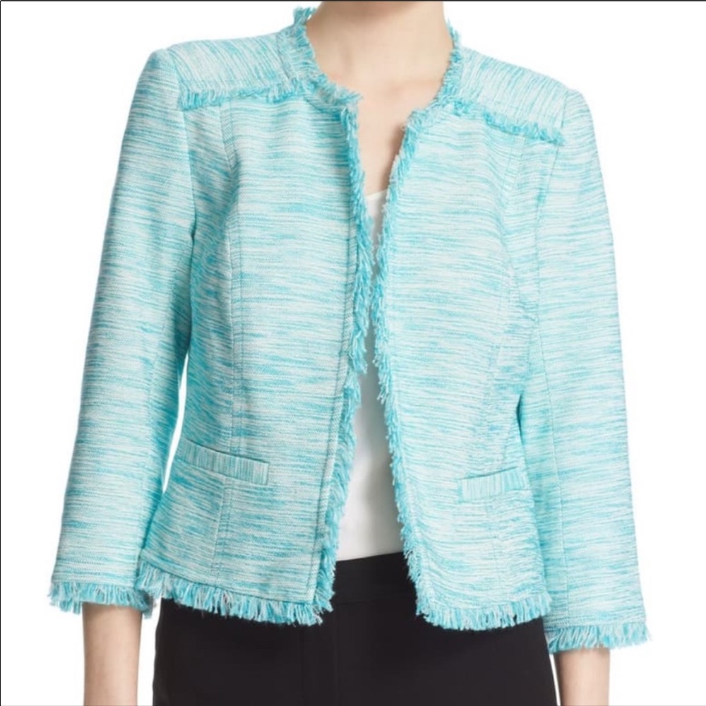 NWT Trina Turk Peri Fringe Jacket Blazer